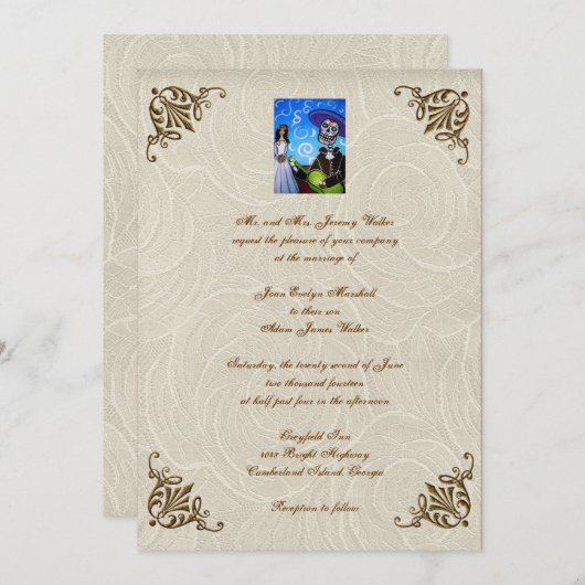 Cantada Dag van de uitnodiging tot een dodenhuweli (Voorkant / Achterkant)