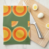 Cantalope Cantaloupe Fruit Keukenhanddoek (Quarter Fold)