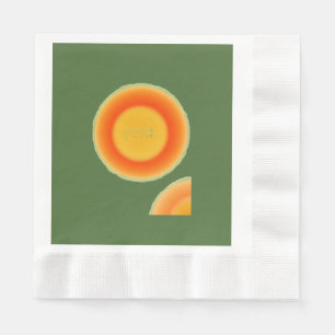 Cantalope Cantaloupe Paper Napkins Fruit Napkins Servet