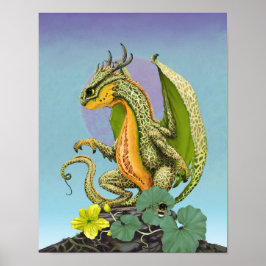 Cantaloupe Dragon 11x14 (4x6 en hoger) Poster