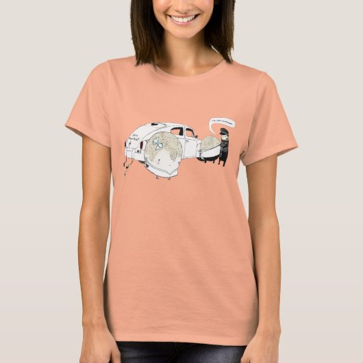 Cantaloupe, kan niet helen. t-shirt (Voorkant)