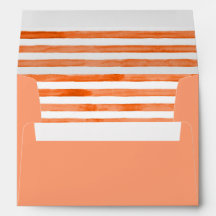 Cantaloupe kleurige envelop
