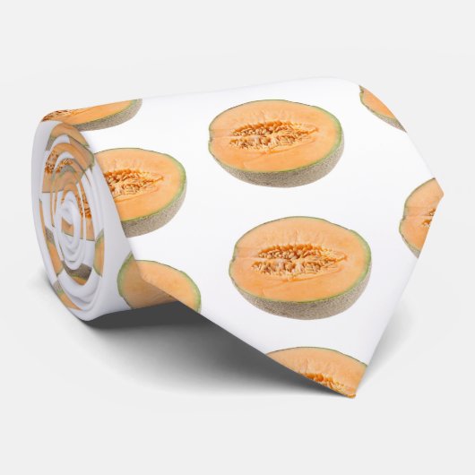 Cantaloupe Melon Stropdas (Opgerold)
