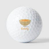 Cantaloupe Name Food Golfballen (Voorkant)