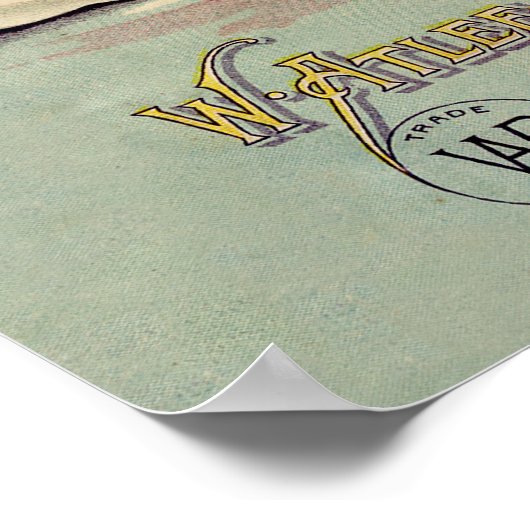 Cantaloupe Seed Adverteren Antiek Poster (Hoek)