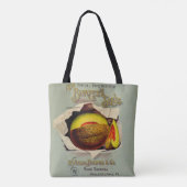 Cantaloupe Seed Adverteren Antiek Tote Bag (Achterkant)
