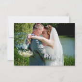 Cantaloupe Sinaasappel Waterverf Goud Geometrische Bedankkaart (Achterkant)