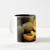 Cantaloupe Tweekleurige Koffiemok (Voorkant links)