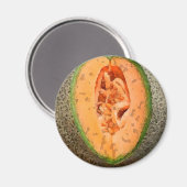 Cantaloupe Waterverf - Magneet (Voorkant / Achterkant)