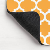 Cantaloupe White Moroccan Quatrefoil Pattern #5 Muismat (Hoek)