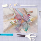 CANTATA in PASTEL BELANGRIJKE Abstracte Art Waterv Tissuepapier (Craft)