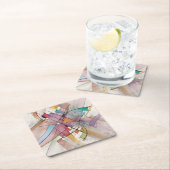 CANTATA in PASTEL BELANGRIJKE Abstracte Kunst Kartonnen Onderzetters (Insitu)