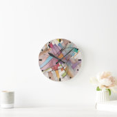 CANTATA in PASTEL BELANGRIJKE Abstracte Kunst Ronde Klok (Huis)