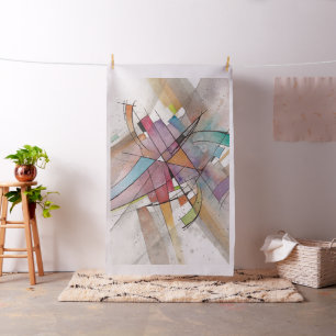 CANTATA in PASTEL MAJEUR Abstracte Kunst Aquarel Stof