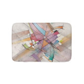 CANTATA in PASTEL MAJEUR Abstracte Kunst Badmat (Voorkant)