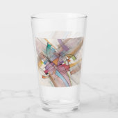 CANTATA in PASTEL MAJEUR Abstracte Kunst Glas (Achterkant)