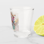 CANTATA in PASTEL MAJEUR Abstracte Kunst Shot Glas (Rechts)