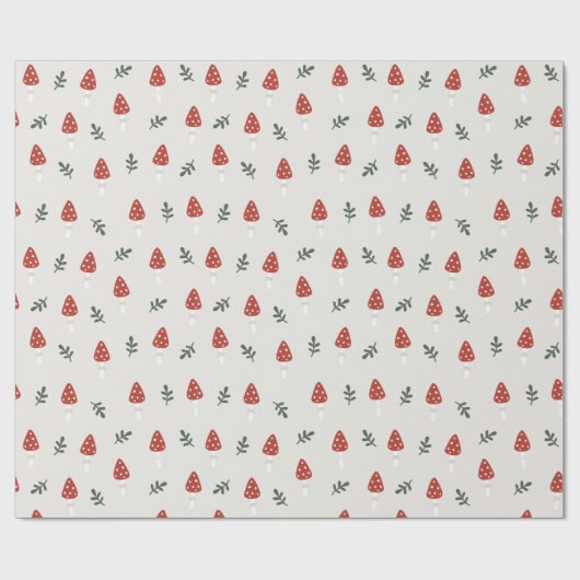 Cantcore paddenstoel cadeaupapier (Vlak)