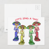 Cantemos una etiqueta 2 briefkaart (Voorkant / Achterkant)