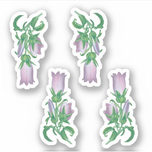Canterbury Bells for St. Thomas Becket (4 klein) - Sticker (Voorkant)