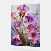 Canterbury Bells - Impasto Floral Acryl Bord (Hoek)