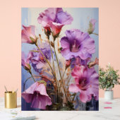 Canterbury Bells - Impasto Floral Acryl Bord (Huwelijk)