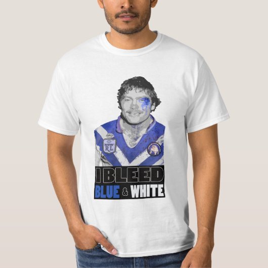 Canterbury Bulldogs - Terry Lamb T-shirt (Voorkant)