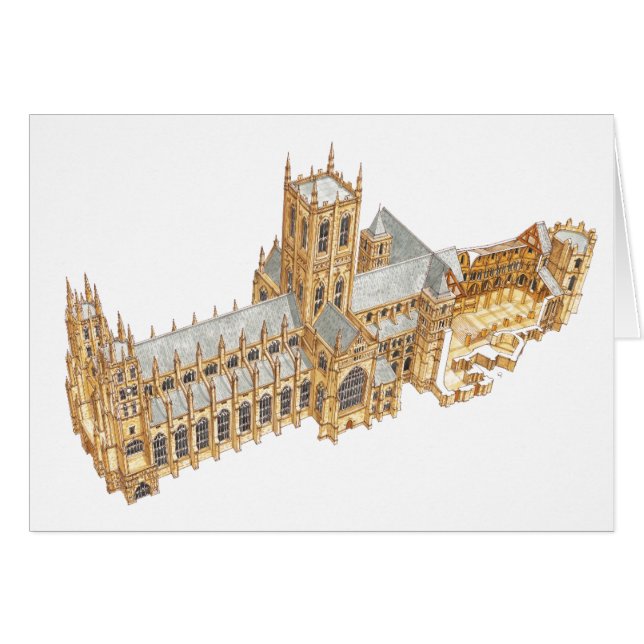 Canterbury Cathedraal. Groot-Brittannië (Voorkant Horizontaal)
