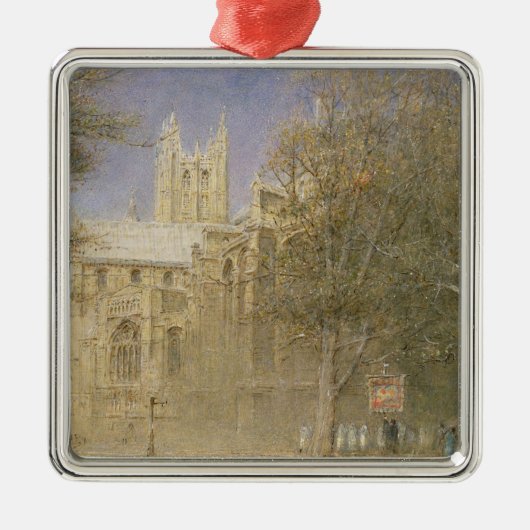 Canterbury Cathedral Metalen Ornament (Voorkant)