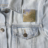 Canterbury Cathedral Vierkante Button 5,1 Cm (In situ)