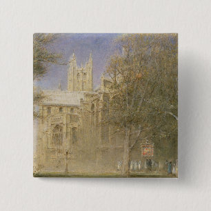 Canterbury Cathedral Vierkante Button 5,1 Cm