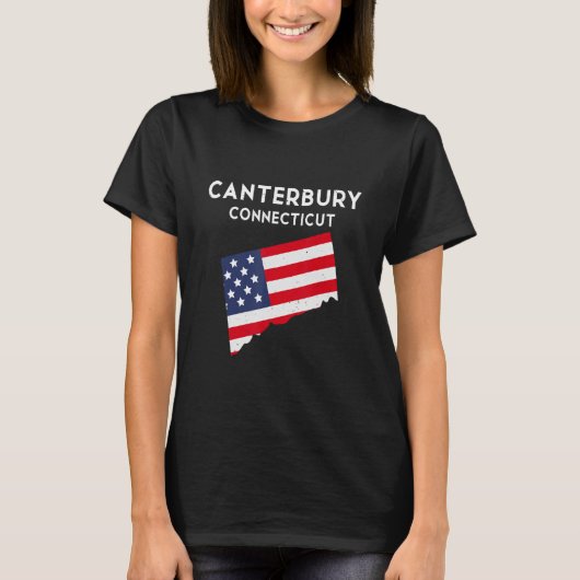 Canterbury Connecticut USA T-shirt (Voorkant)