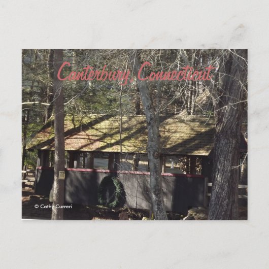 Canterbury,Ct Briefkaart (Voorkant)