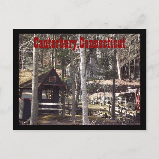 Canterbury,Ct Briefkaart (Voorkant)