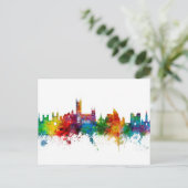 Canterbury England Skyline Briefkaart (Staand voorkant)