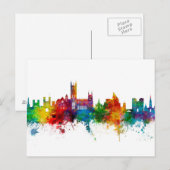 Canterbury England Skyline Briefkaart (Voorkant / Achterkant)