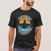 Canterbury New Hampshire NH USA City Pride Retro S T-shirt (Voorkant)