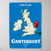 Canterbury  poster op de Britse eilanden (Voorkant)