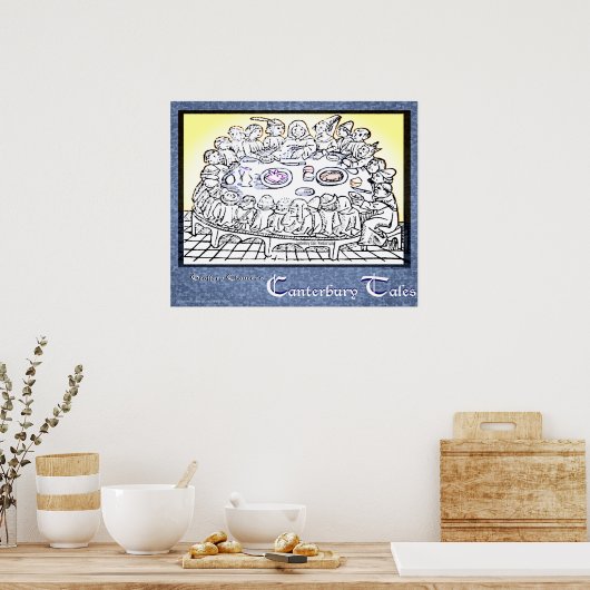 Canterbury Tales Poster (Keuken)