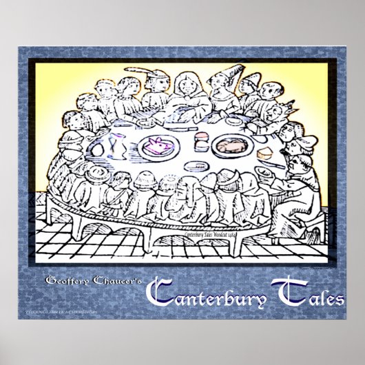 Canterbury Tales Poster (Voorkant)
