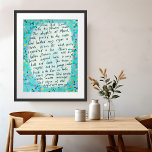 Canterbury Tales Springtime Middle English Quote Poster<br><div class="desc">Stuur dit naar een vriend of gebruik het in je eigen huis! Bekijk mijn winkel voor meer overeenkomende objecten zoals briefkaarten,  knoppen,  mokken,  stickers,  magneten en meer. Neem contact op als je iets gewoons wilt.</div>