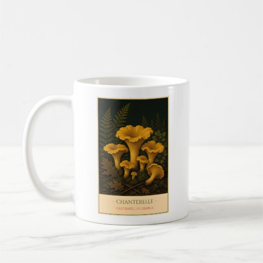 Cantharel – Vintage Botanische Mok (Links)