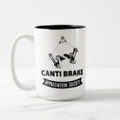 Canti Brake Appreciation Society Tweekleurige Koffiemok (Links)