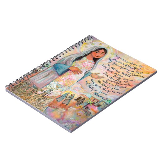 Canticle of Mary Magnificat Prayer Journal Notitieboek (Linkerzijde)