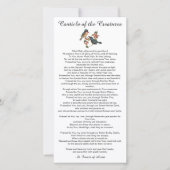 Canticle of the Creatures by St. Francis Flat Kaar (Voorkant)