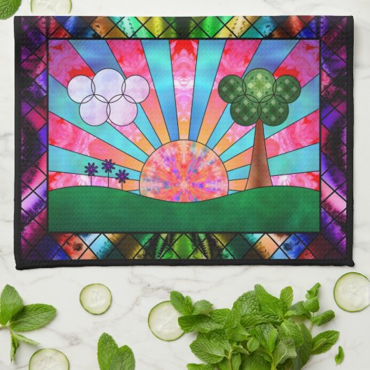 Canticle of the Sun Kitchen Towel Theedoek (Gevouwen)