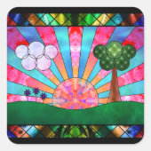 Canticle van de zon Stickers (Voorkant)