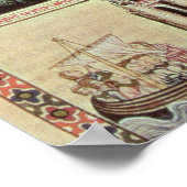 Cantiga 33, pagina van de Cantigas de Santa Maria Poster (Hoek)