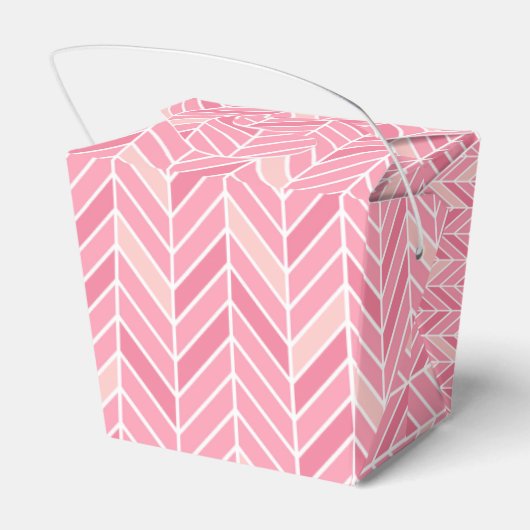 Cantilevered Chevron Favor Box | pioenroze Bedankdoosjes (Achterkant)