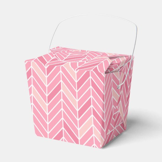 Cantilevered Chevron Favor Box | pioenroze Bedankdoosjes (Voorkant Zijde)